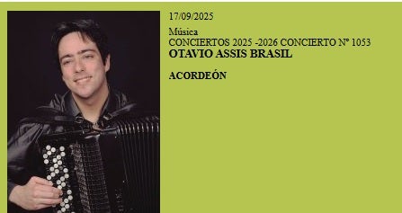 San Quirce acoge hoy un concierto de acordeón con el que la Filarmónica inicia su nuevo curso musical San Quirce acoge hoy un concierto de acordeón con el que la Filarmónica inicia su nuevo curso musical