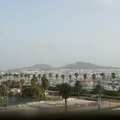 Imagen de archivo del cielo con calima sobre Las Palmas de Gran Canaria