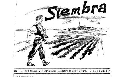 Primer n&uacute;mero de la revista Siembra, abril de 1968