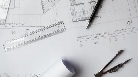 Plano de un arquitecto Plano de un arquitecto