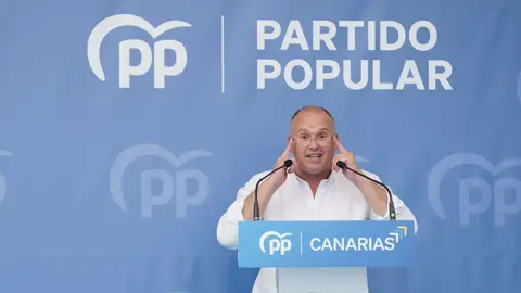 El secretario general del Partido Popular, Miguel Ángel Tellado durante el acto de clausura de inicio del curso político del PP de Canarias El PP exige la dimisión de la ministra de Igualdad por fallos en pulseras de maltratadores
