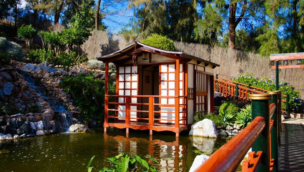 El jardín zen, un pedacito de Japón en Molino de Inca