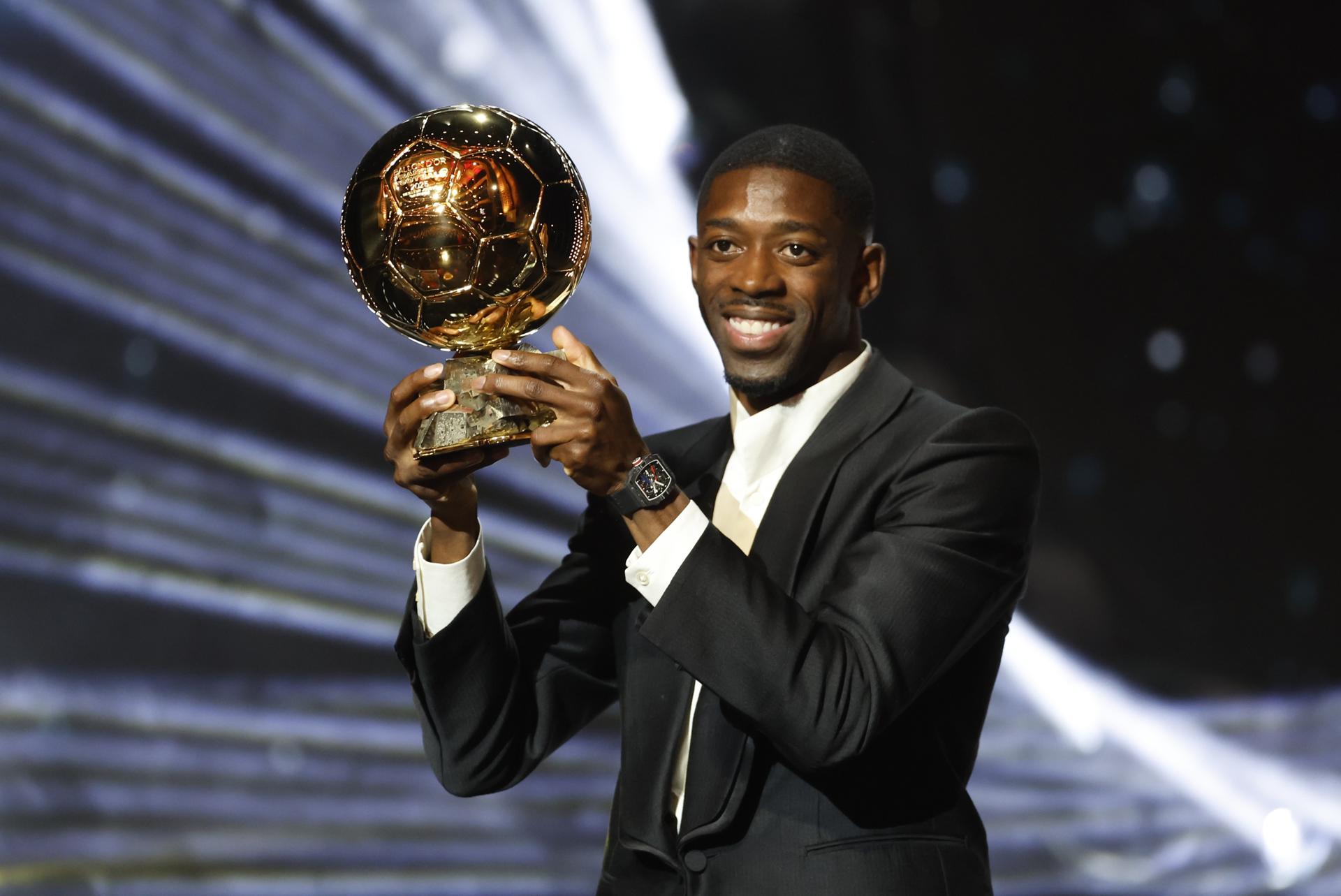 Dembélé gana el Balón de Oro y corona la gran noche del PSG Dembélé gana el Balón de Oro y corona la gran noche del PSG