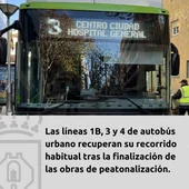 Varias líneas de autobús recuperar sus recorridos habituales Varias líneas de autobús recuperar sus recorridos habituales