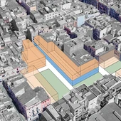 Volumetria de la urbanització prevista Volumetria de la urbanització prevista