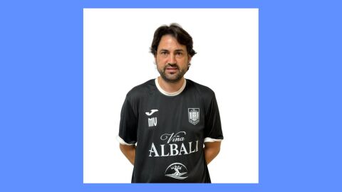 Marlon Velasco, entrenador del F. S. Valdepe&ntilde;as