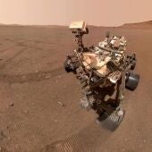 Rover Perseverance en Marte. 
