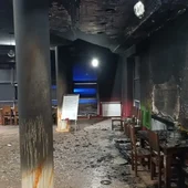 El ataque ocasionó daños en la planta baja del local de Prodeme. Foto: OC Monforte El ataque ocasionó daños en la planta baja del local de Prodeme. Foto: OC Monforte