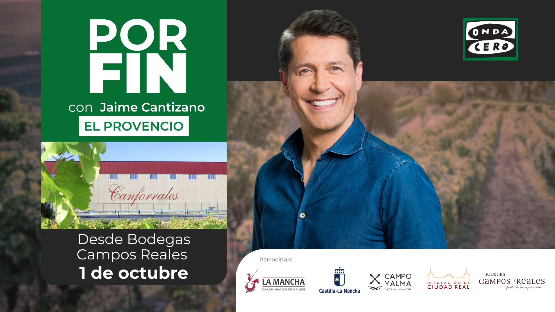 Programa especial de 'Por Fin' desde El Provencio: vendimia, PAC y financiación autonómica Programa especial de 'Por Fin' desde El Provencio: vendimia, PAC y financiación autonómica