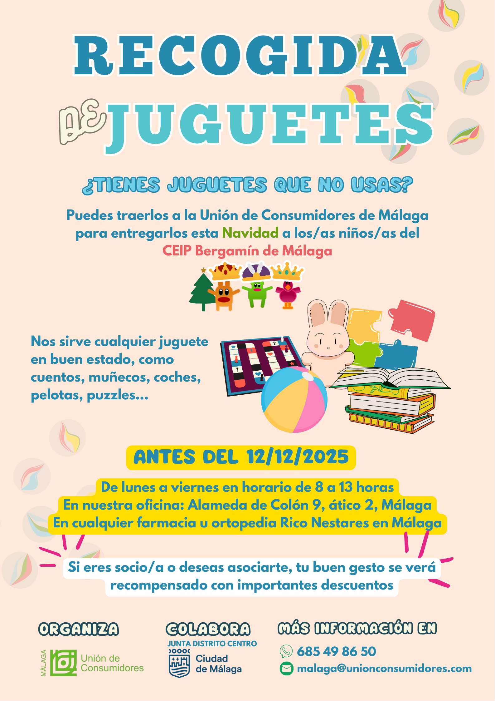 Comienza la campaña "Recogida Solidaria de Juguetes 2025" Comienza la campaña "Recogida Solidaria de Juguetes 2025"