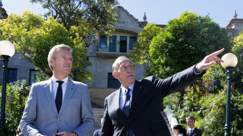 Alfonso Rueda y Jos&eacute; Manuel Reigosa en la ETEA