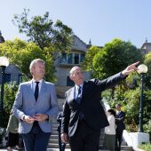 Alfonso Rueda y José Manuel Reigosa en la ETEA