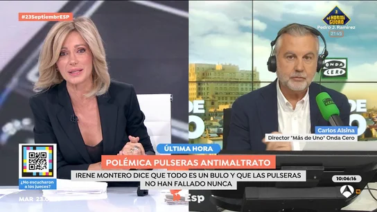 Alsina en Espejo público: "Pido un poquito de precisión a la ministra de Igualdad" Alsina en Espejo público: "Pido un poquito de precisión a la ministra de Igualdad"