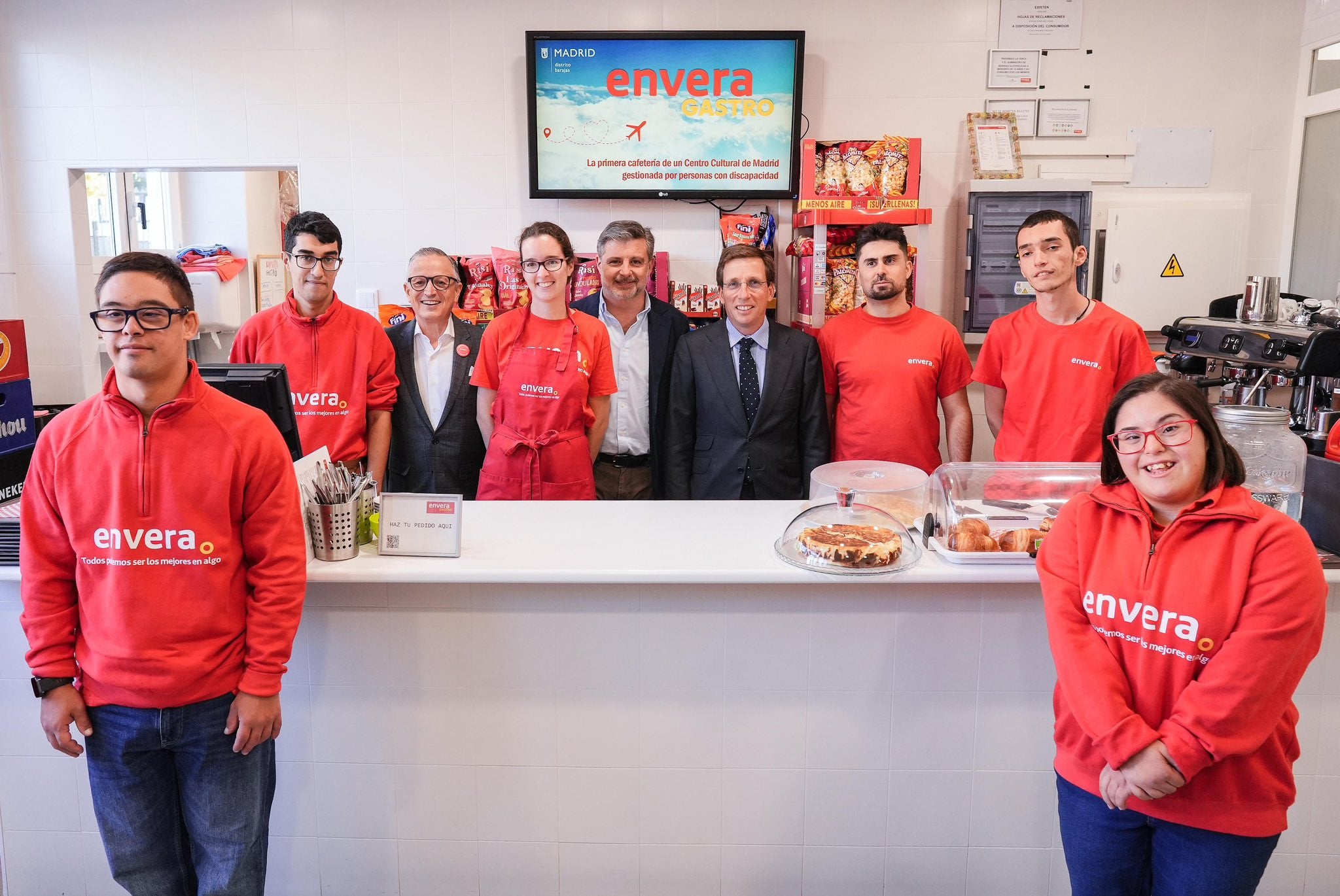 La primera cafetería municipal gestionada por personas con discapacidad está en Barajas La primera cafetería municipal gestionada por personas con discapacidad está en Barajas