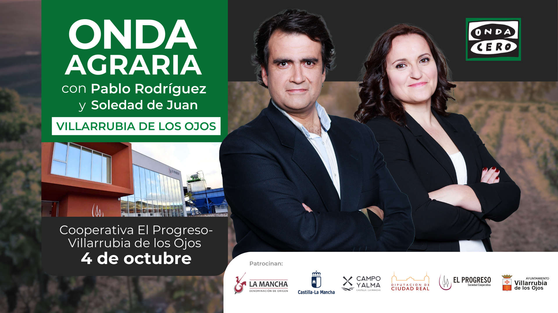 'Onda Agraria' desde la Cooperativa El Progreso en la VII Fiesta de la Vendimia: "Más calidad y una oportunidad en el vino blanco" 'Onda Agraria' desde la Cooperativa El Progreso en la VII Fiesta de la Vendimia: "Más calidad y una oportunidad en el vino blanco"