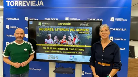 Torrevieja acoge la exposición "Mujeres, leyendas del deporte" Exposición