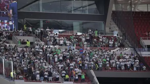 Seguidores del Elche en el Metropolitano. Seguidores del Elche en el Metropolitano.