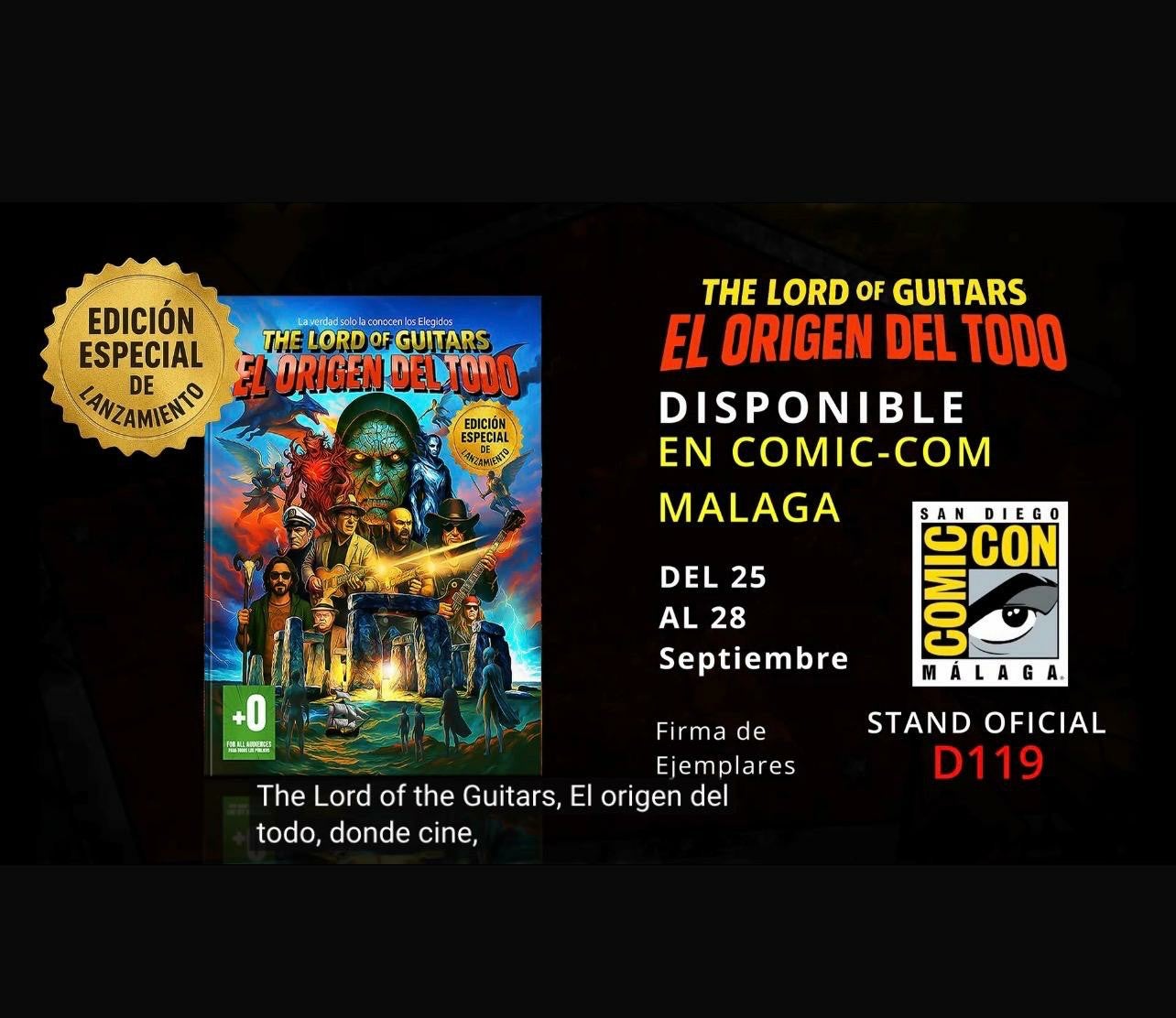 Un cómic de Roquetas se presenta en la feria de comics más importante del mundo Un cómic de Roquetas se presenta en la feria de comics más importante del mundo