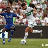 Rafa Mir, contra el Oviedo.