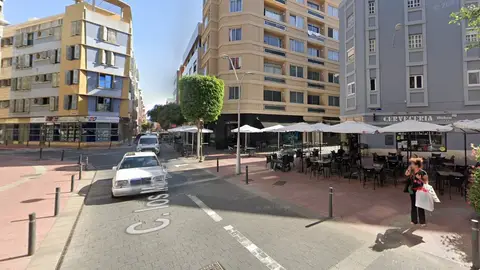 Imagen de archivo del entorno de los locales de hostelería y terraza en Joaquin Costa, Las Palmas de Gran Canaria Imagen de archivo del entorno de los locales de hostelería y terraza en Joaquin Costa, Las Palmas de Gran Canaria