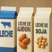 LECHE, LECHE DE ALMENDRA Y LECHE DE SOJA
