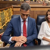 Pedro Sánchez y María Jesús Montero en el Congreso de los Diputados Pedro Sánchez y María Jesús Montero en el Congreso de los Diputados