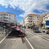 Altea grada fiestas montaje