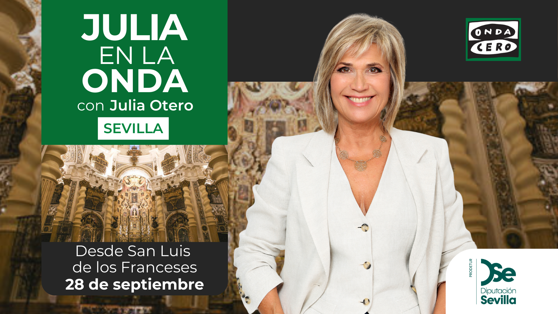 Programa especial de Julia en la Onda desde San Luis de los Franceses: La otra Sevilla, turismo de experiencias más allá de la capital Programa especial de Julia en la Onda desde San Luis de los Franceses: La otra Sevilla, turismo de experiencias más allá de la capital