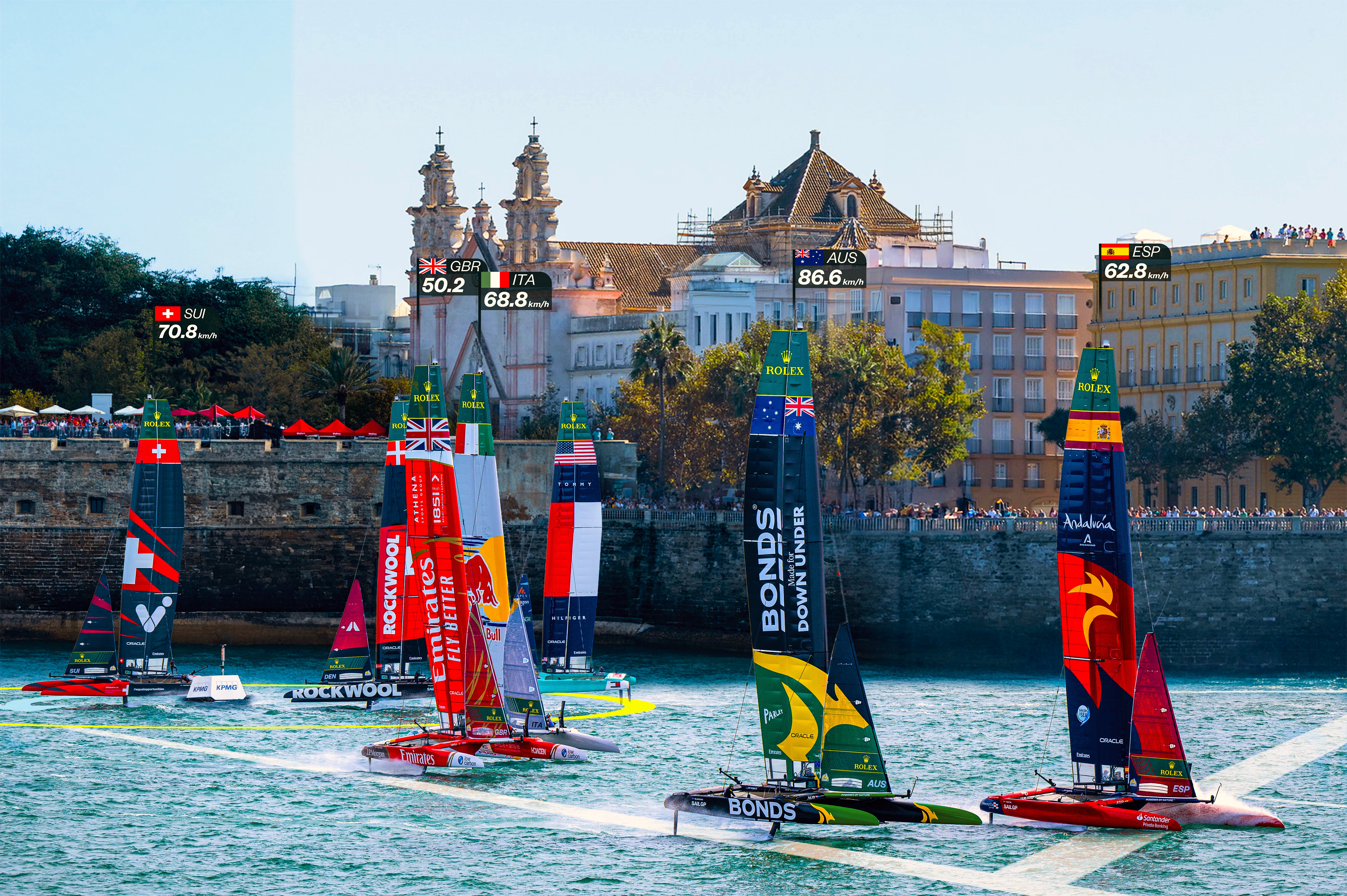 DP World Spain Sail Grand Prix | Andalucía-Cádiz: Todo sobre la carrera sobre el agua más espectacular del mundo episode artwork