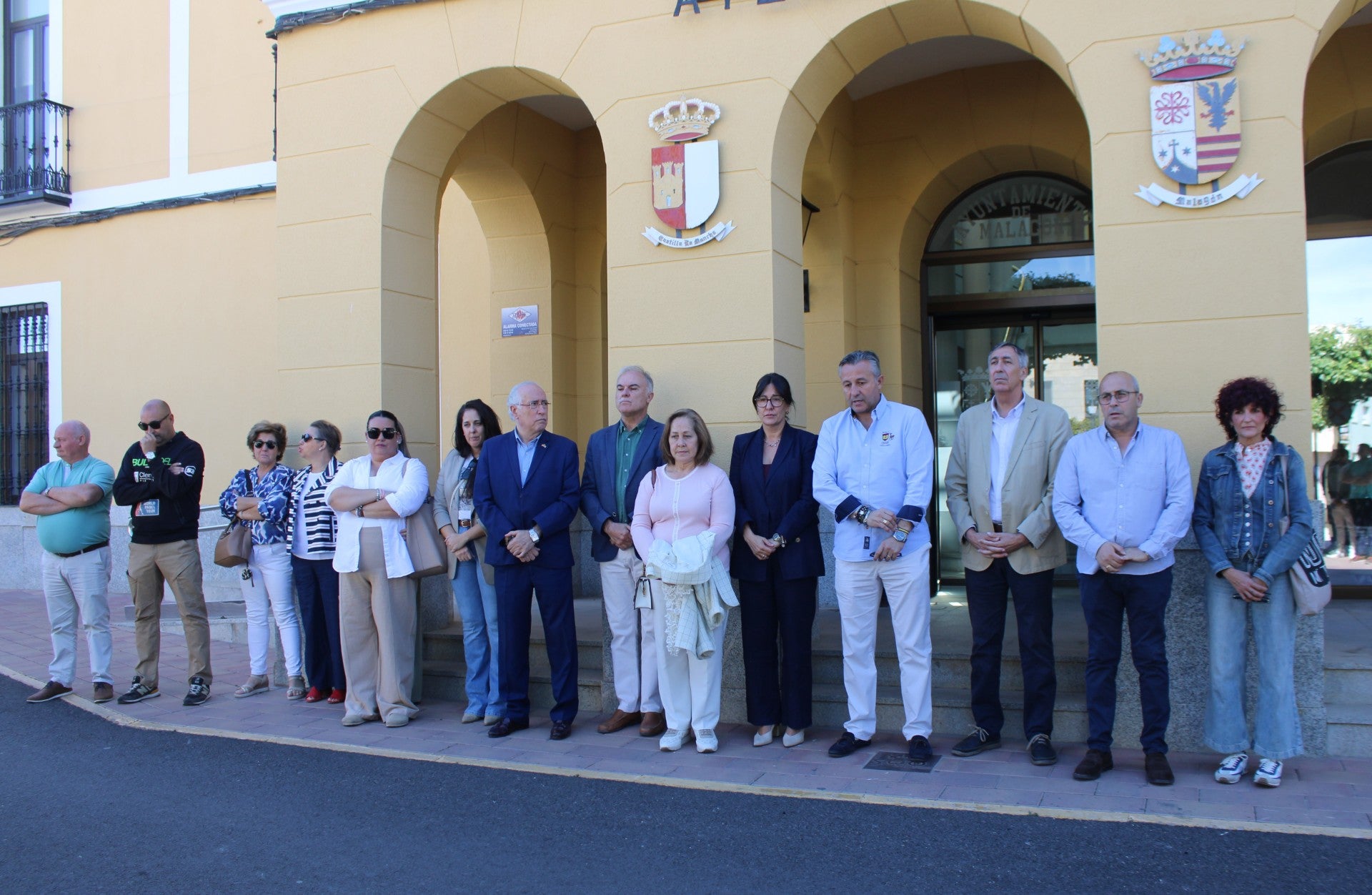 Malagón guarda un minuto de silencio en recuerdo de Gloria Merino Malagón guarda un minuto de silencio en recuerdo de Gloria Merino