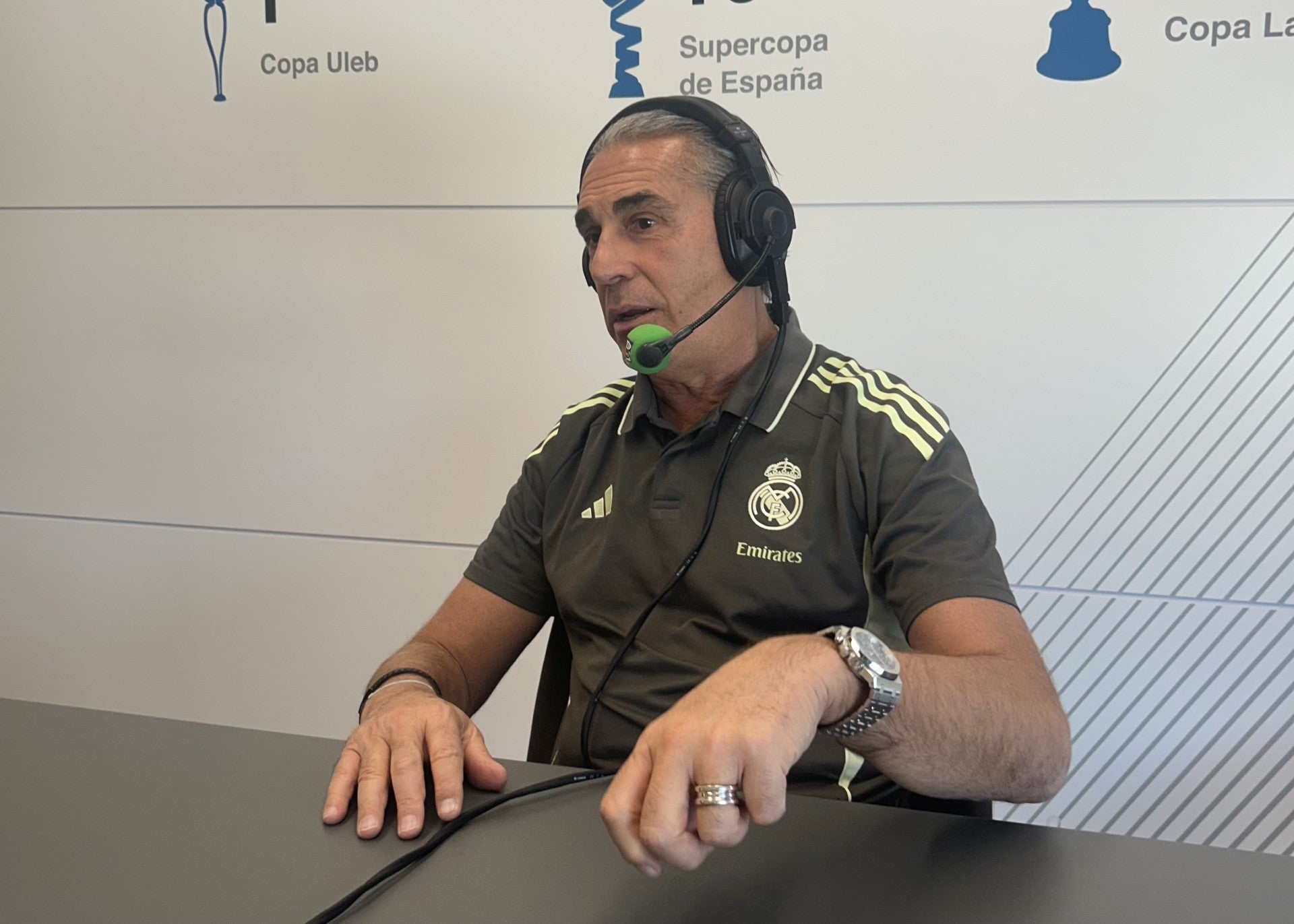 Sergio Scariolo: "El líder del cambio en el Real Madrid de baloncesto es Florentino"