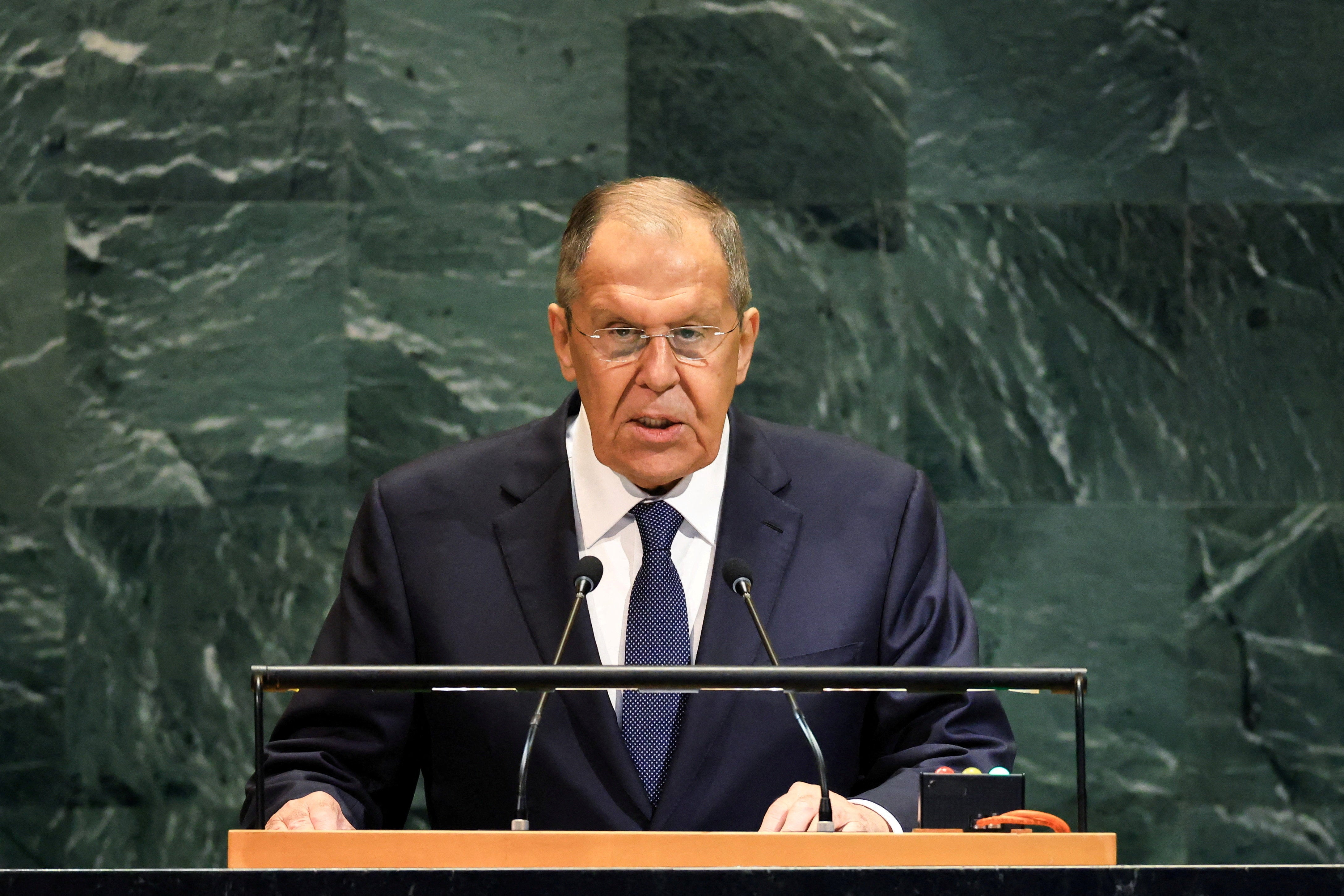 Lavrov advierte a la OTAN y a la Unión Europea: "Cualquier agresión contra Rusia tendrá una respuesta decisiva" Lavrov advierte a la OTAN y a la Unión Europea: "Cualquier agresión contra Rusia tendrá una respuesta decisiva"