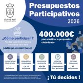 Calendario de los presupuestos participativos de Ciudad Real