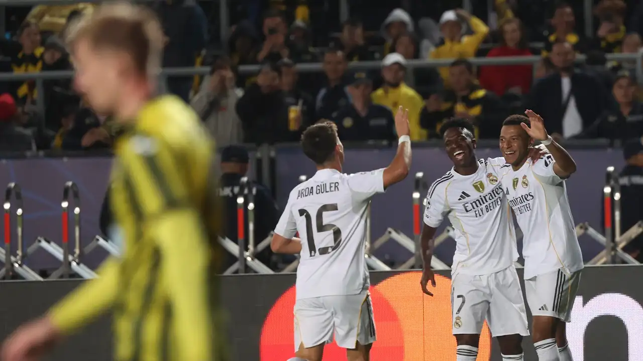Mbappé solventa el viaje del Madrid a Kazajistán