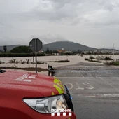 Carretera TV-3408 inundada Carretera TV-3408 inundada