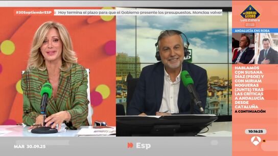 Carlos Alsina en Espejo P&uacute;blico: "Presentar presupuestos no es algo opinable, es una obligaci&oacute;n y punto"