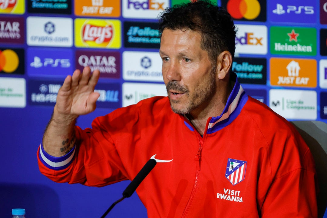 Simeone: "En la vida vale el ahora, lo anterior se queda atrás" Simeone: "En la vida vale el ahora, lo anterior se queda atrás"