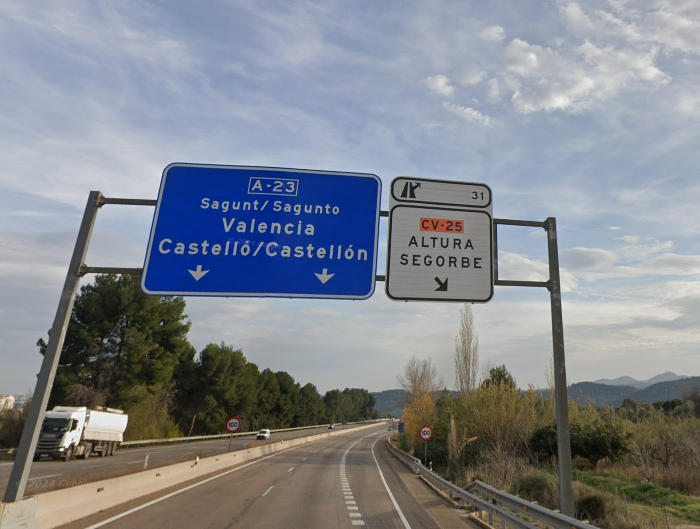 El Gobierno licita por 13 millones la rehabilitación de la autovía A-23 entre Segorbe y Altura, en Castellón El Gobierno licita por 13 millones la rehabilitación de la autovía A-23 entre Segorbe y Altura, en Castellón