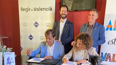 Alfons Domínguez, Israel Pérez, Rosa Mengual y Josep Gregori Alfons Domínguez, Israel Pérez, Rosa Mengual y Josep Gregori