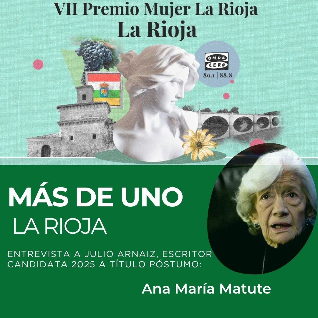 Premio Mujer La Rioja 2025, candidata Ana Mª Matute Premio Mujer La Rioja 2025, candidata Ana Mª Matute