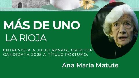 Cartel candidata VII Premio Mujer La Rioja a t&iacute;tulo p&oacute;stumo Ana Mar&iacute;a Matute