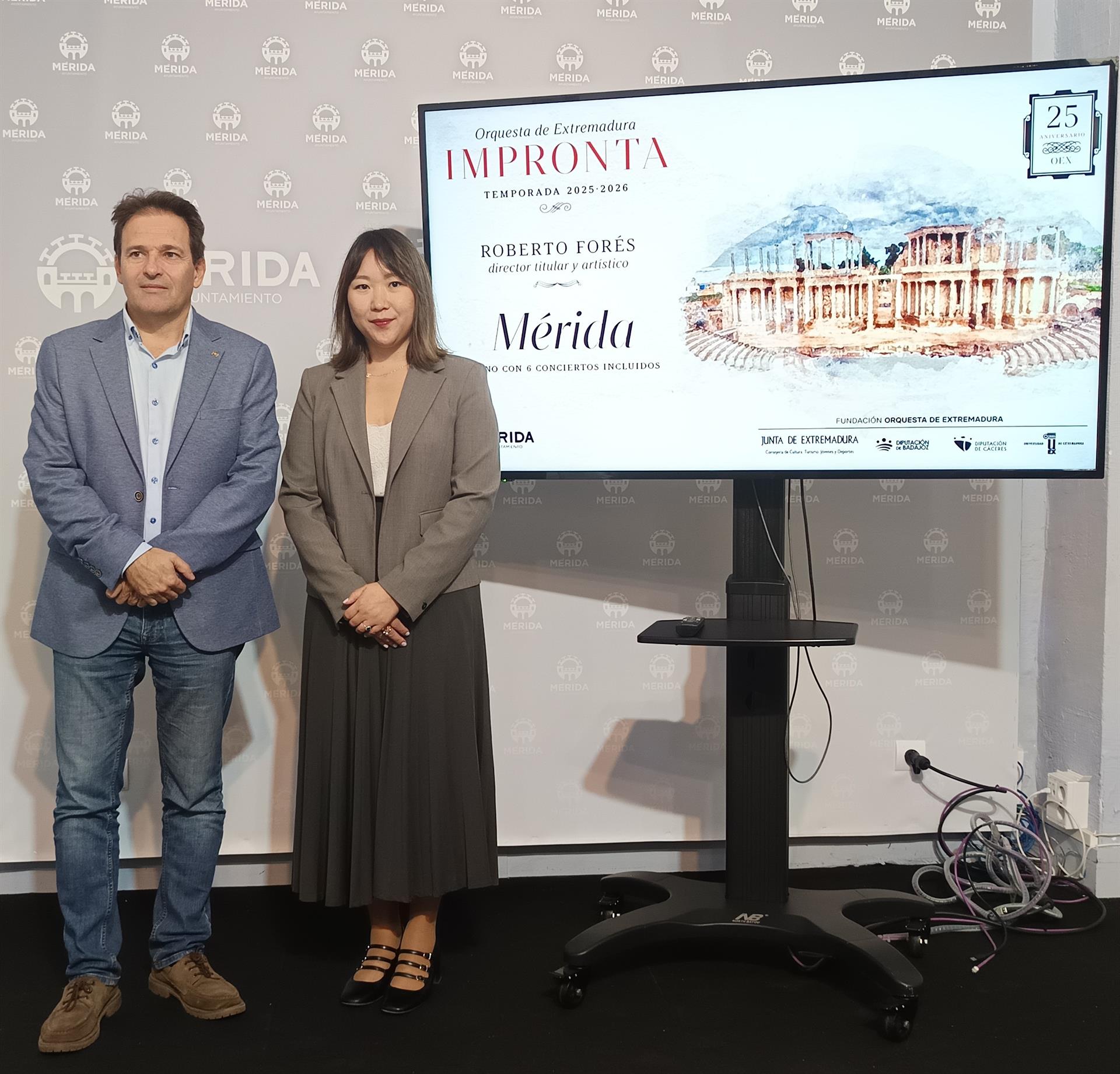 La Orquesta de Extremadura arranca este viernes su temporada en Mérida, donde ofrecerá seis conciertos La Orquesta de Extremadura arranca este viernes su temporada en Mérida, donde ofrecerá seis conciertos