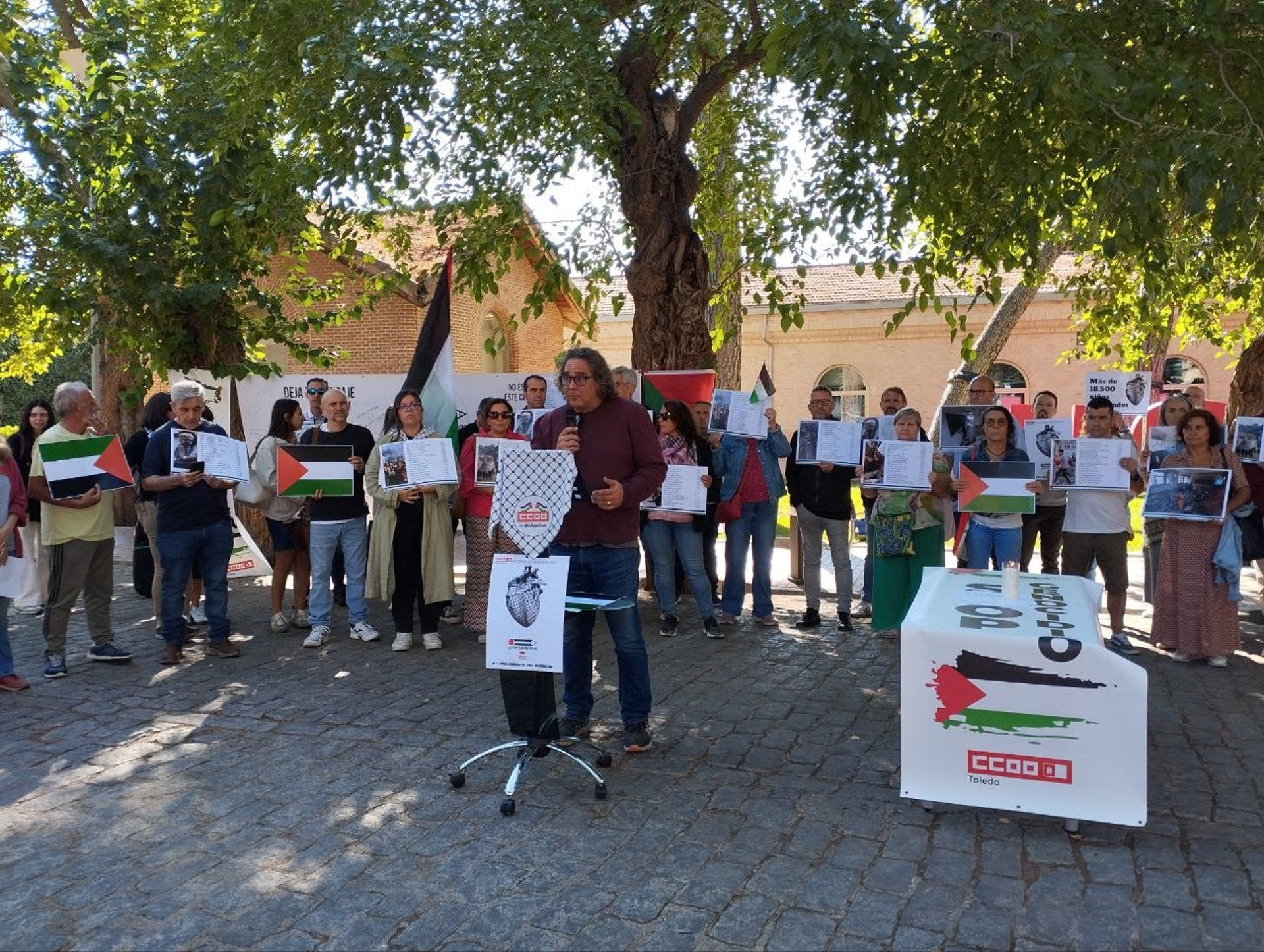 CCOO clama desde la UCLM en Toledo a la movilización por Palestina CCOO clama desde la UCLM en Toledo a la movilización por Palestina