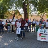 Acto en la UCLM en solidaridad con el pueblo palestino, convocado por CCOO. 
