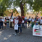 Acto en la UCLM en solidaridad con el pueblo palestino, convocado por CCOO. Acto en la UCLM en solidaridad con el pueblo palestino, convocado por CCOO.