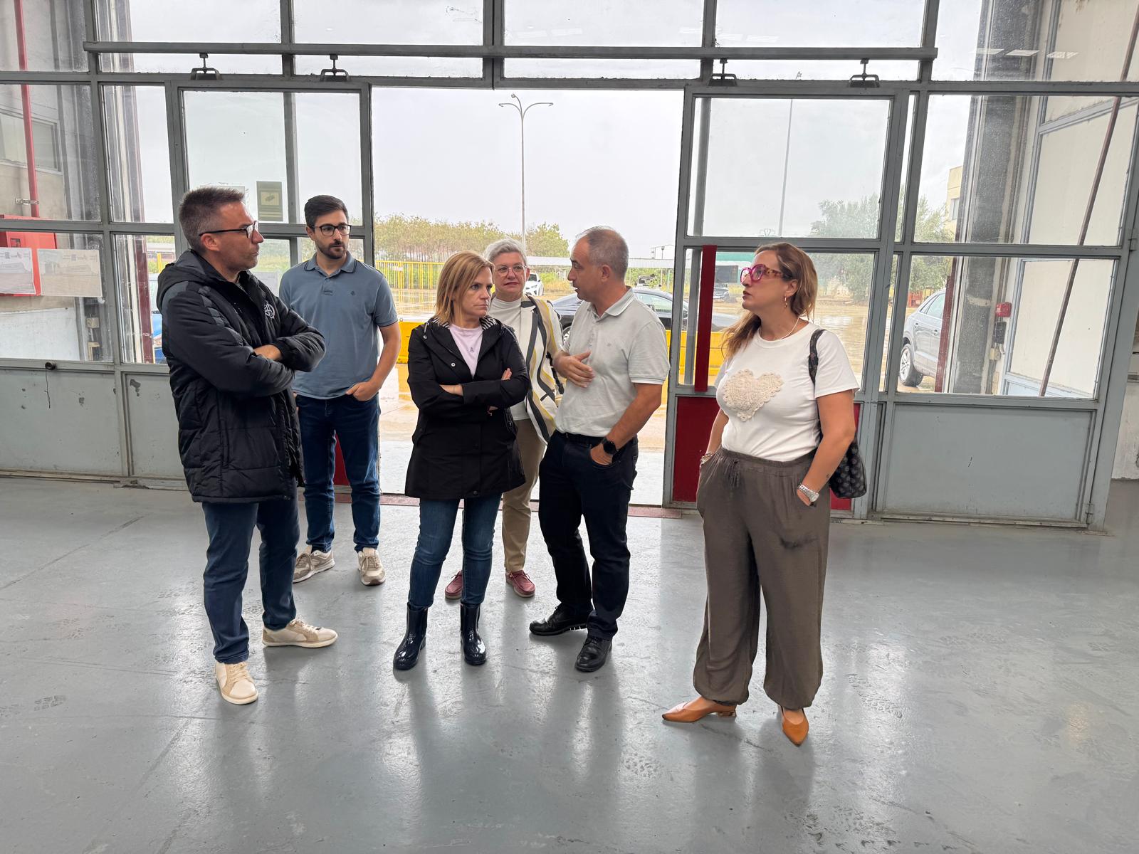 La delegada del gobierno visita Sueca para comprobar las consecuencias de las lluvias torrenciales La delegada del gobierno visita Sueca para comprobar las consecuencias de las lluvias torrenciales