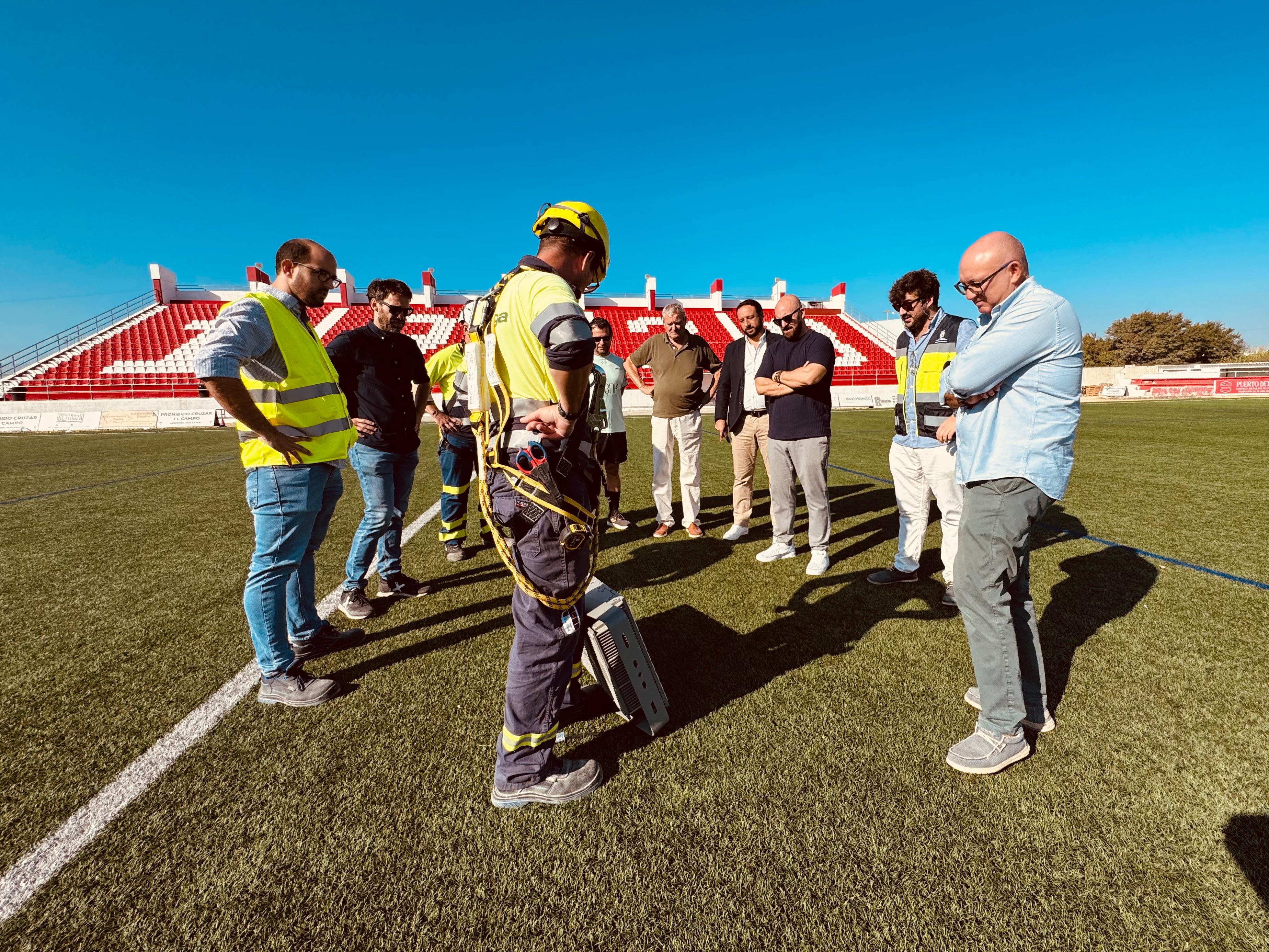 Arranca la segunda fase de las obras del estadio José del Cuvillo en El Puerto Arranca la segunda fase de las obras del estadio José del Cuvillo en El Puerto