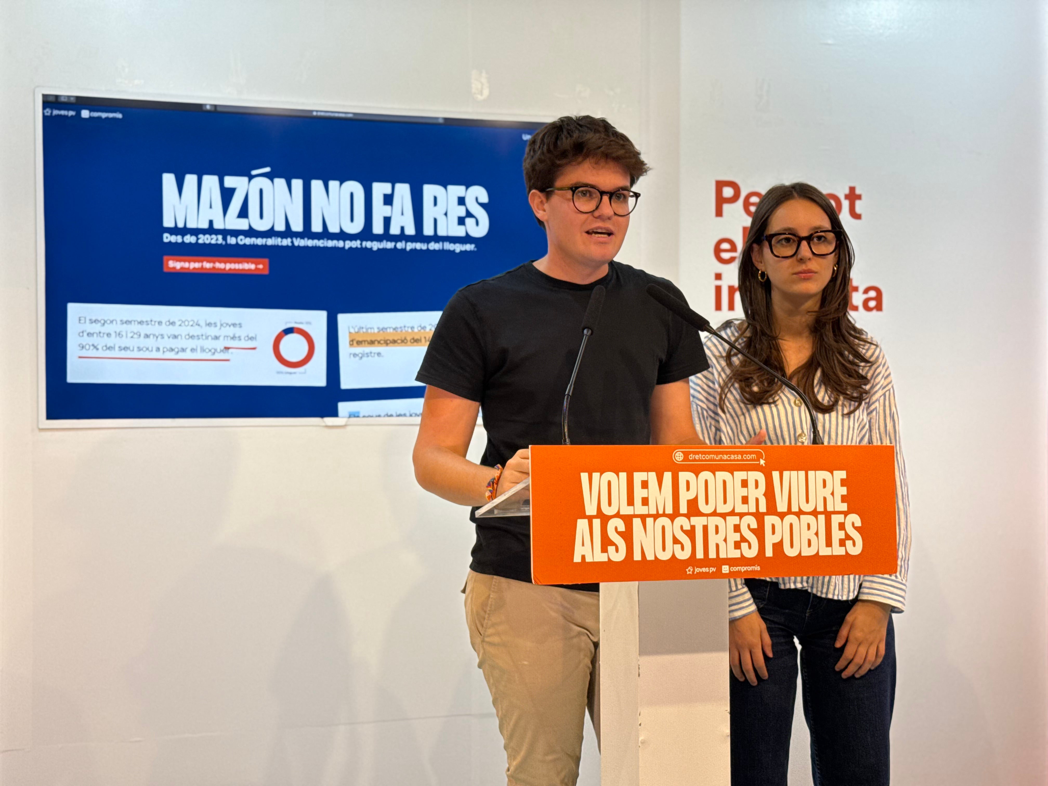 Joves PV pide limitar el precio del alquiler en la Comunitat: "Mazón no hace nada" Joves PV pide limitar el precio del alquiler en la Comunitat: "Mazón no hace nada"