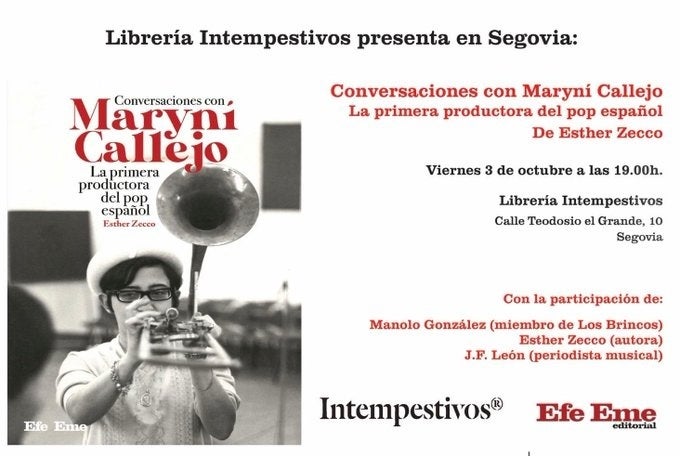 Esther Zecco presenta el viernes en Segovia la biografía de la productora Maryní Callejo Esther Zecco presenta el viernes en Segovia la biografía de la productora Maryní Callejo