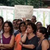 Una protesta d'educadores socials